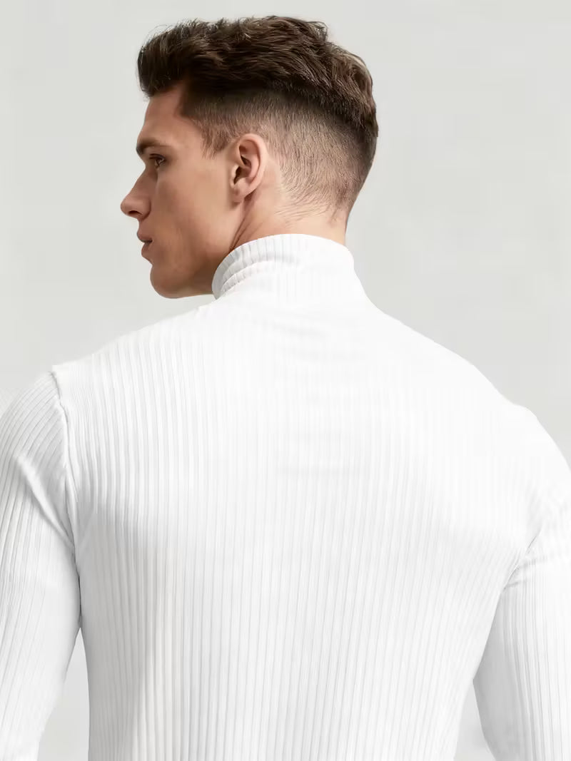 PULLOVER COLLO ALTO A COSTINE COMFORT