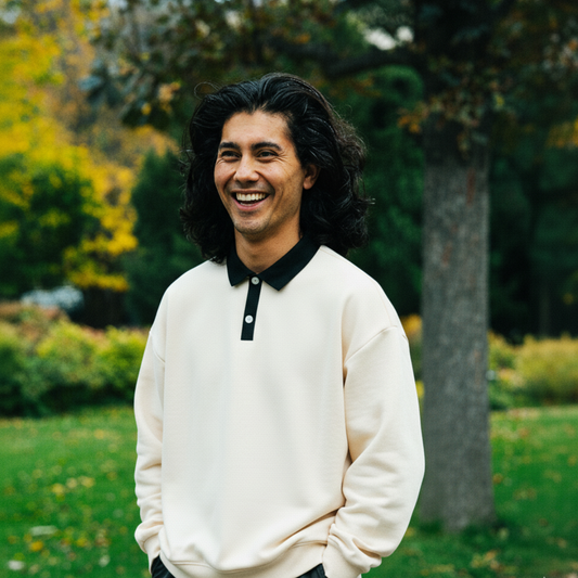 FELPA CON COLLETTO POLO