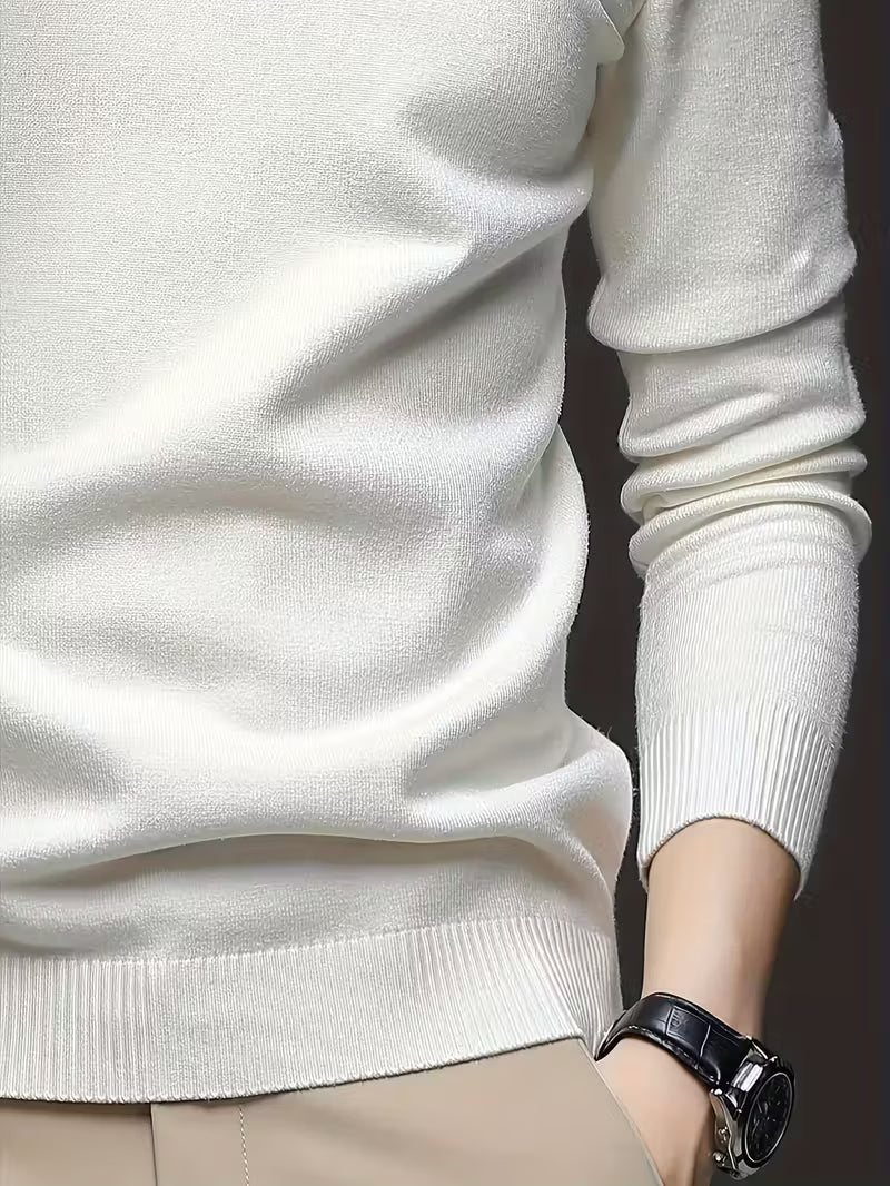 MAGLIONE COLLO ALTO CLASSICO ELEGANTE