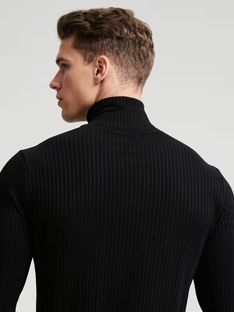 PULLOVER COLLO ALTO A COSTINE COMFORT