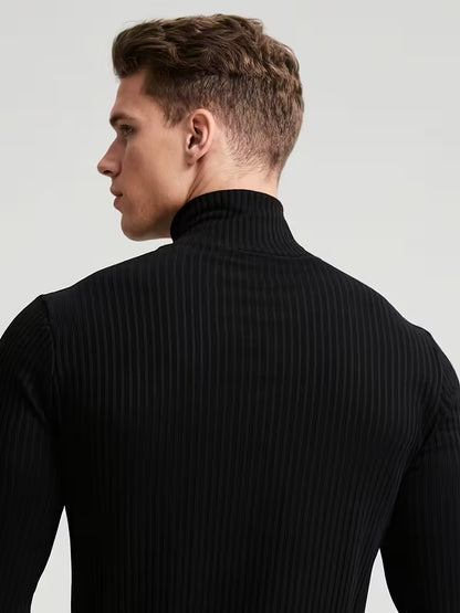 PULLOVER COLLO ALTO A COSTINE COMFORT