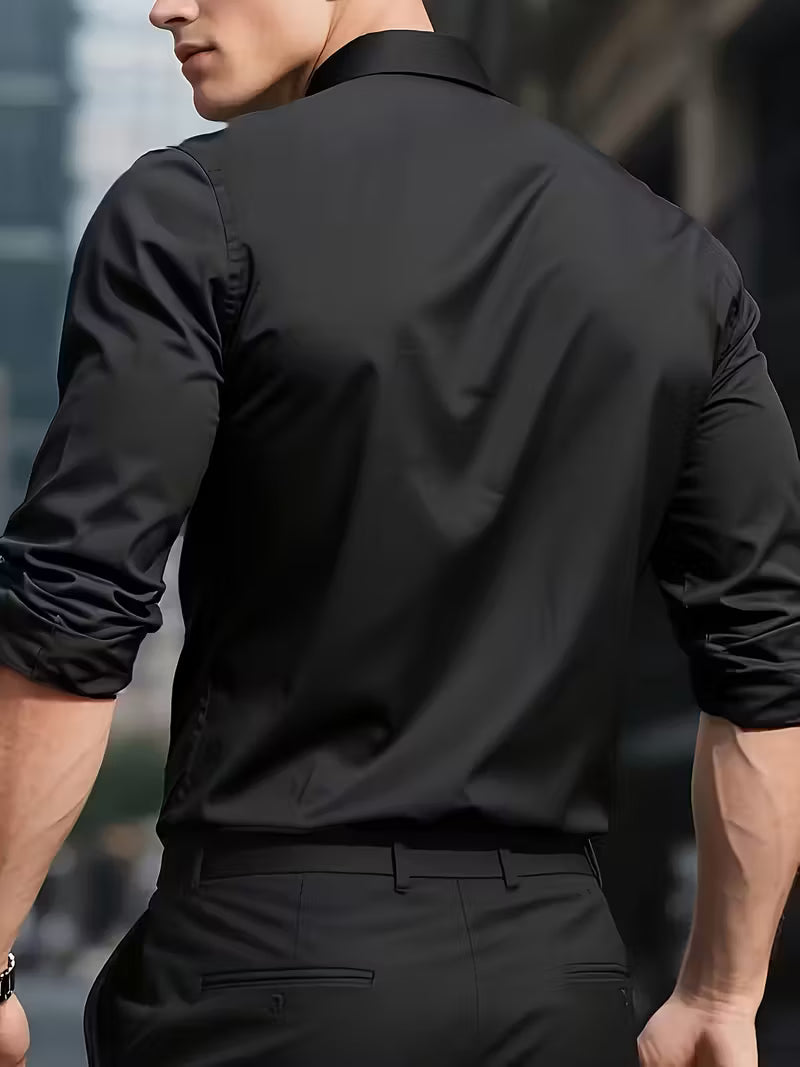 CAMICIA TECNICA SLIM ANTIMACCHIA