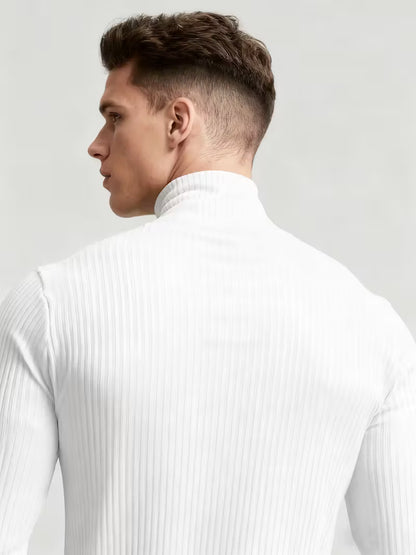 PULLOVER COLLO ALTO A COSTINE COMFORT