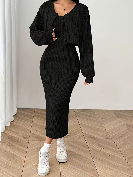 GIACCA E TOP ELEGANTE