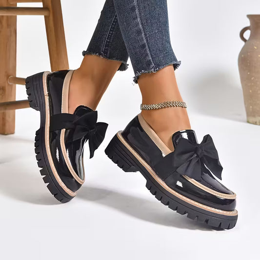 MOCASSINO PENNY LUCIDO CON FIOCCO