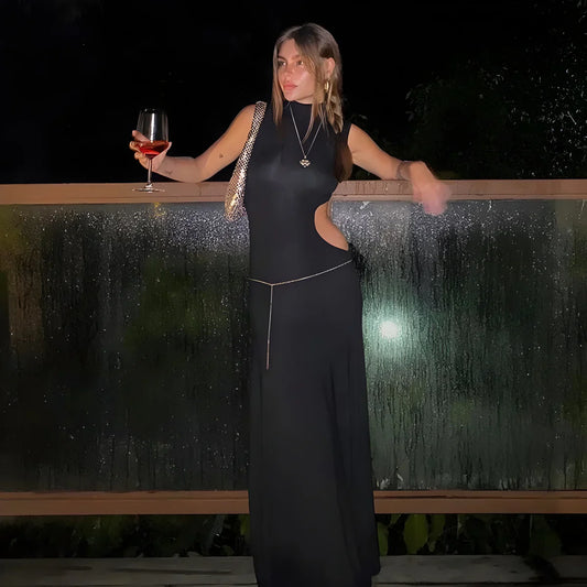 ABITO LUNGO SENZA MANICHE