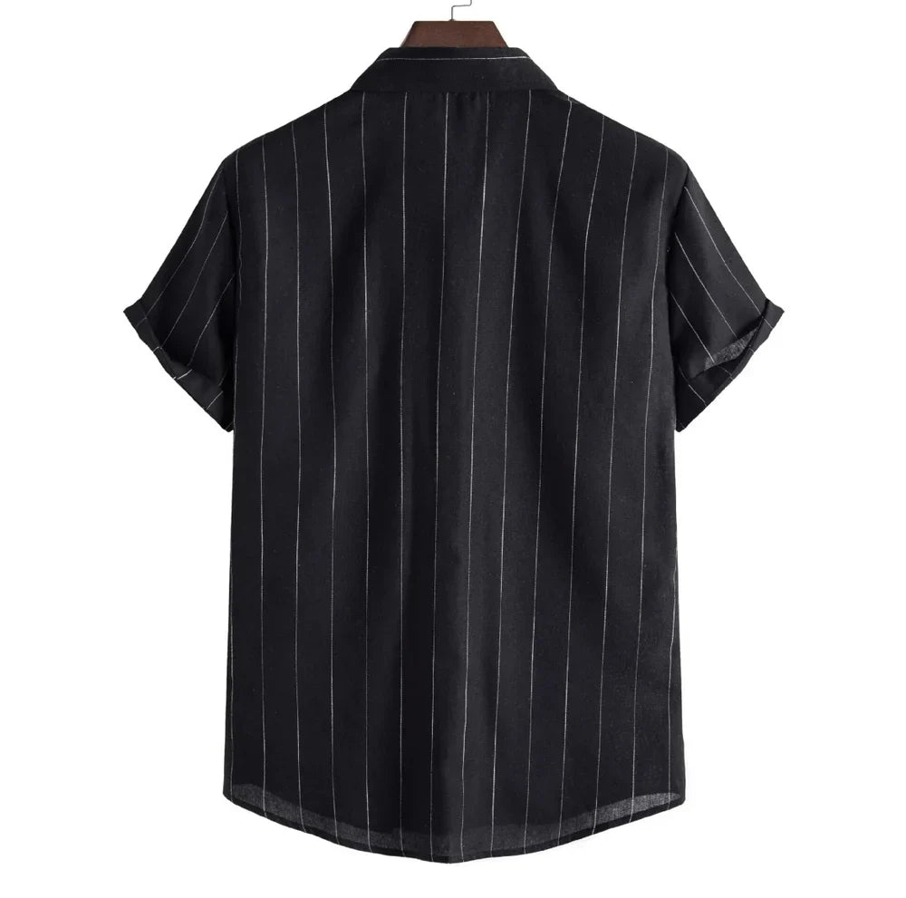 CAMICIA CASUAL A RIGHE