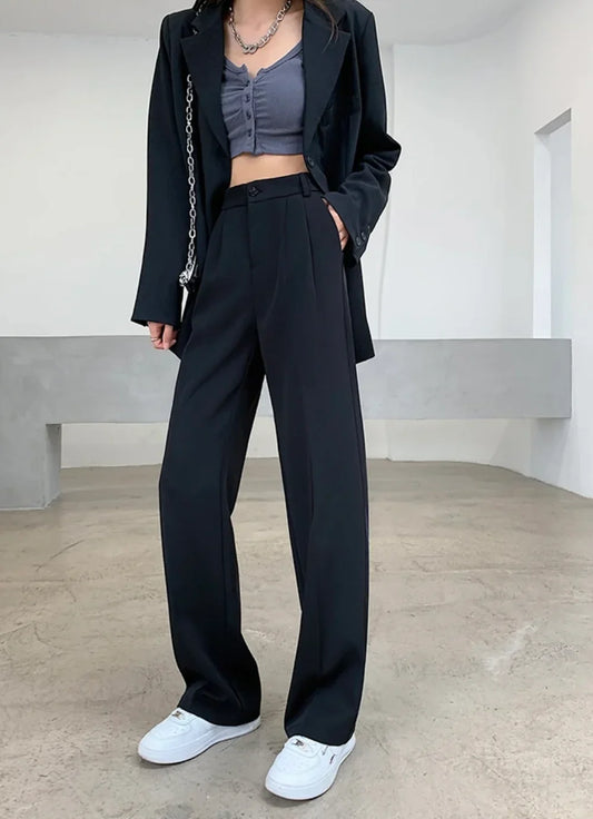 PANTALONI A GAMBA DRITTA