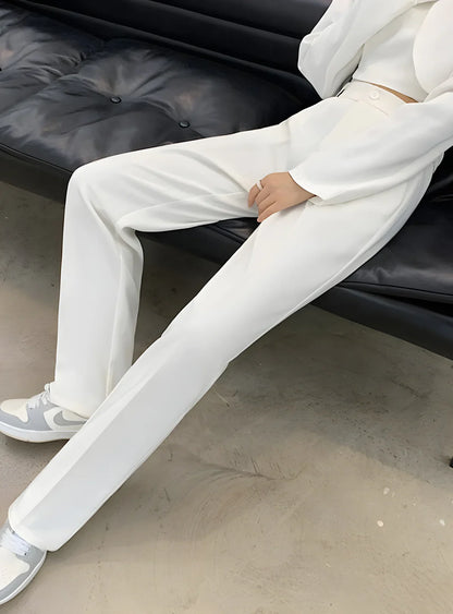 PANTALONI A GAMBA DRITTA