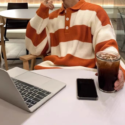 MAGLIONE A RIGHE AUTUNNALE