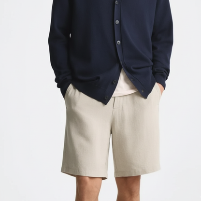 PANTALONCINI CORTI CASUAL IN LINO