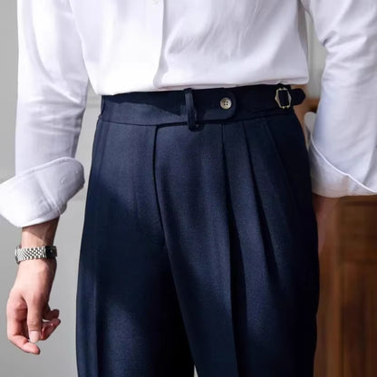 PANTALONI A VITA ALTA STILE CAPRI