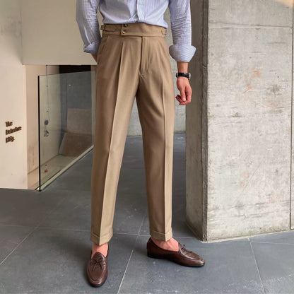 PANTALONI SLIM FIT 2 BOTTONI