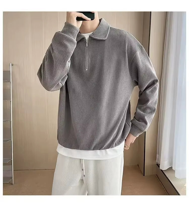 FELPA CASUAL CON CERNIERA