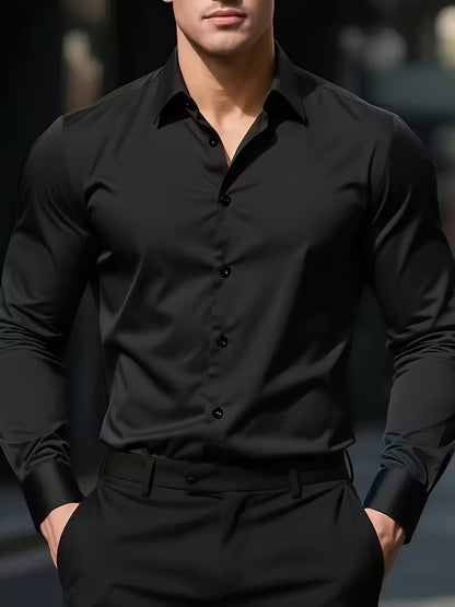 CAMICIA TECNICA SLIM ANTIMACCHIA