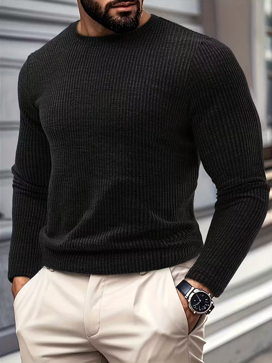 PULLOVER CLASSICO A COSTE REGOLARE