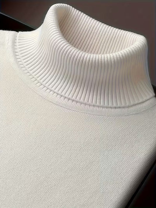 MAGLIONE COLLO ALTO CLASSICO ELEGANTE