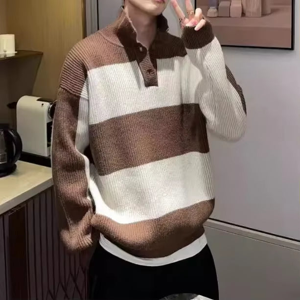 MAGLIONE A RIGHE AUTUNNALE