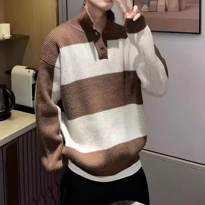 MAGLIONE A RIGHE AUTUNNALE